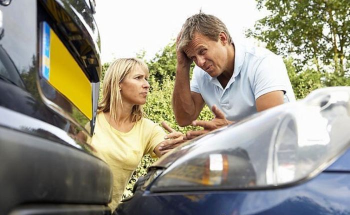 Accident involving uninsured driver in Florida.